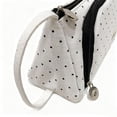 thumbnail image 4 of Large Capacity Pencil Case Polka Dot Pencil Pouch Multi Compartment Canvas Pencil Case Organizer Big Storage Pen Bag for Teens Supplies White Multi Pocket Pencil Case, 4 of 9
