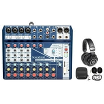 Soundcraft Notepad-12FX 12-Channel Mixer w/USB I/O   Effects   Studio Headphones