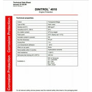 DINITROL 4010 Resistant Corrosion Inhibitor Transparent Beige 1L Can