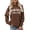 1-Brown, variant on Fun Fact I Don't Care Sweatshirt for Women Funny Saying Sarcastic Humorous Crewneck Long Sleeve Fall Pullover Top Loose Fit Comfort Outdoor Activities and Everyday Wear 4-Blue S