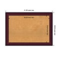 thumbnail image 4 of Amanti Art Natural Cork Board Wood Framed Canterbury Cherry Bulletin Board 41 in. x 29 in., 4 of 8