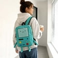 thumbnail image 3 of Adventure Cartoon Time Backpack, 15.3 Inches BeeMore Cartoon Robot Travel Laptop Cute Backpack Water Resistant College Computer Bag for Men&Women, 3 of 9