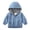 Blue, variant on Baby Boy Jackets Toddler Boys Girls Cartoon Print Zip Jacket Hooded Trench Lightweight Kids Coats Windbreaker Outdoor Cute Dust Coats Blue Size,3-4 Years