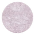 thumbnail image 3 of Unique Loom Infinity Shag Collection Area Rug - Jinko (8' Round Lavender), 3 of 7