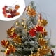 thumbnail image 1 of Decoración del hogar, cadena de luces LED de cinco colores con forma de hoja de arce, USB, luz blanca cálida, luces decorativas navideñas para Acción de Gracias, decoración de fiestas, decoración del, 1 of 6