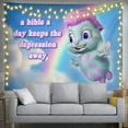 thumbnail image 3 of Oneluffy Bibble Beliefs Happiness Tapestry Funny Tapestries Meme Flag Wall Decor For College Dorm Poster Wall Hanging 60"x40", 3 of 32