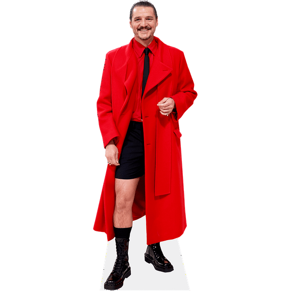 Pedro Pascal (Red Coat) Lifesize Cardboard Cutout Standee