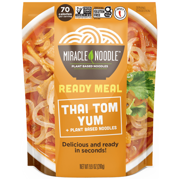 Miracle Noodle Thai Tom Yum Soup with Shirataki Noodle, 10 oz