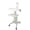Ksj003, variant on Medical Laptop Workstation Cart with Wheels, Adjustable Height Rolling Lab Trolley with Scanner Holder - Sturdy Mobile Computer Desk for Dental Clinics, Hospitals, Offices & Medical Labs (KSJ001)