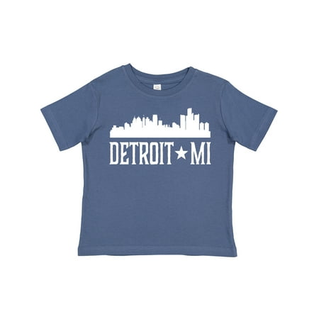 

Inktastic Detroit Michigan Skyline MI Cities Gift Toddler Boy or Toddler Girl T-Shirt