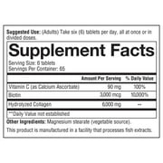 youtheory Collagen Plus Biotin, 390 Tablets