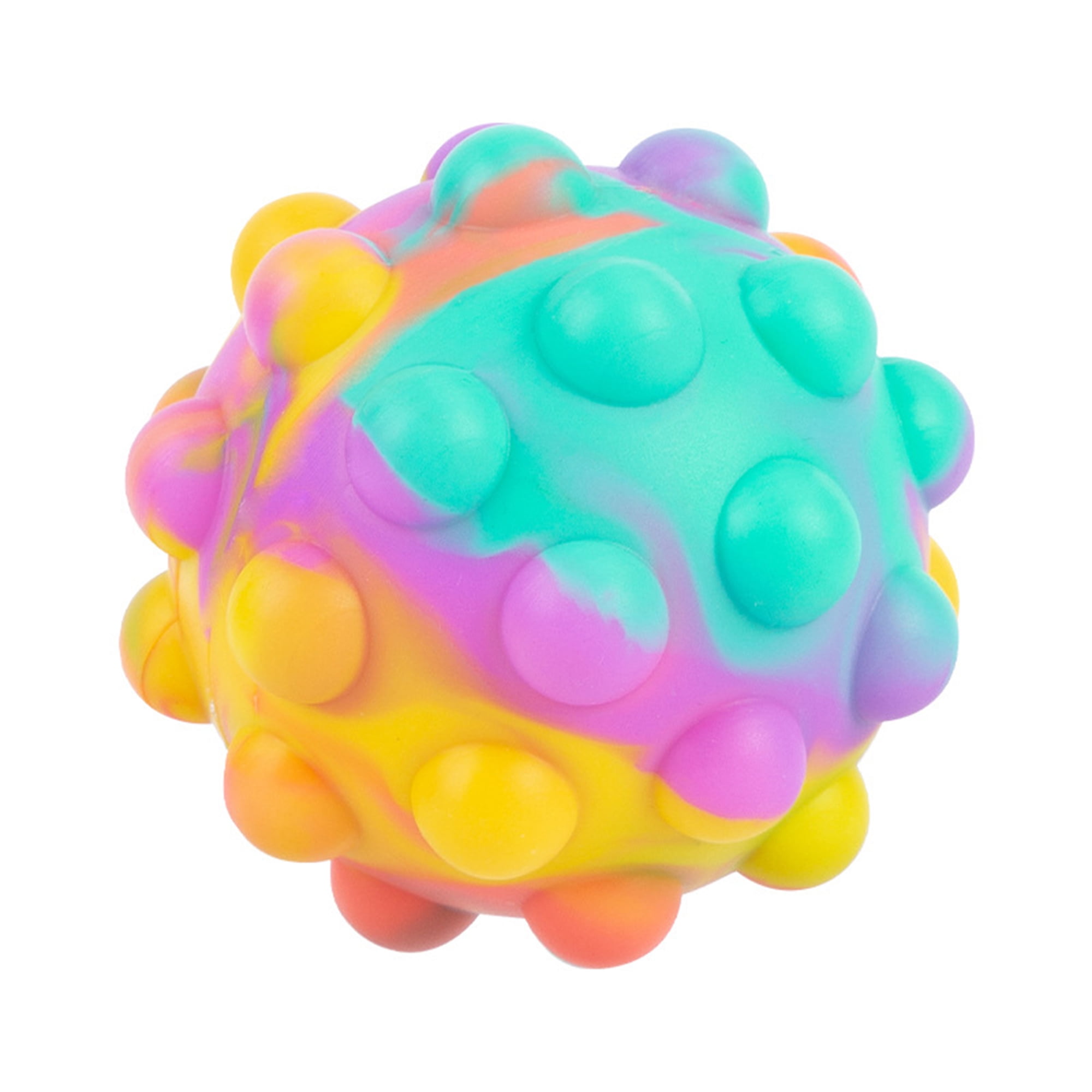 Pop Stress Balls Fidget Toys 3D Silicone Squeeze Bubbles Balls Stress