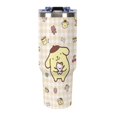 thumbnail image 2 of Pompompurin 40 Oz Tumbler with Handle And Straw, Vacuum Insulated Stainless Steel Double Wall Water Bottle Travel Coffee Mug, Gifts for Women Boys Girls, 2 of 8