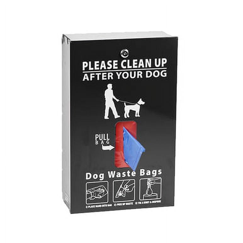 Mini Dog Waste Station / Tissue-Style Bag System (Black)