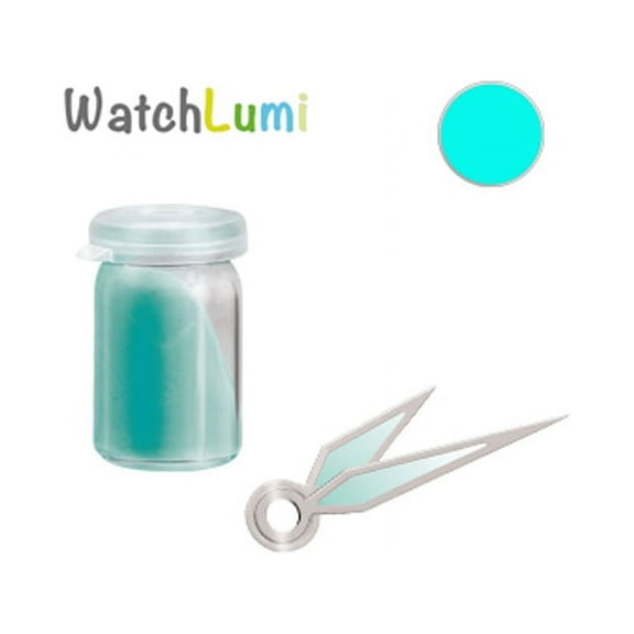 Luminous paste Siluma blue-green for watches hands 2gr