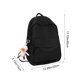 thumbnail image 3 of Mochila de viaje unisex impermeable de gran capacidad con múltiples compartimentos, nailon Oxford ligero, negro o blanco, 43x32 cm., 3 of 6
