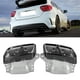 thumbnail image 5 of Cola 2 Uds, Puntas De Escape Cuádruples De Acero Inoxidable Aptas Para MercedesAMG A45 W176 CLA45 C117 20132018, Cromo Negro, 5 of 7