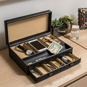 Stock Your Home Luxury Men S Dresser Valet Organizer For Watches Stock Your Home Luxury Men S Dresser Valet Organizer For Watches Jewelry Accessories Large
