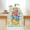 thumbnail image 5 of Ympkerial Elegant and Timeless Easter Table Runner, Showcasing Classic Egg & Rabbit Designs, Add a Touch of Tradition and Elegance to Your Home Dining Table During the Easter Season, 1 Pack, 5 of 7
