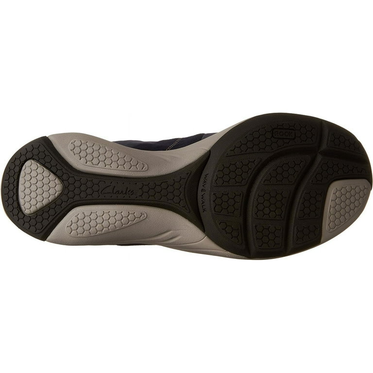 Clarks Women s Wave Andes Walking Shoe 5 Navy Nubuck Walmart