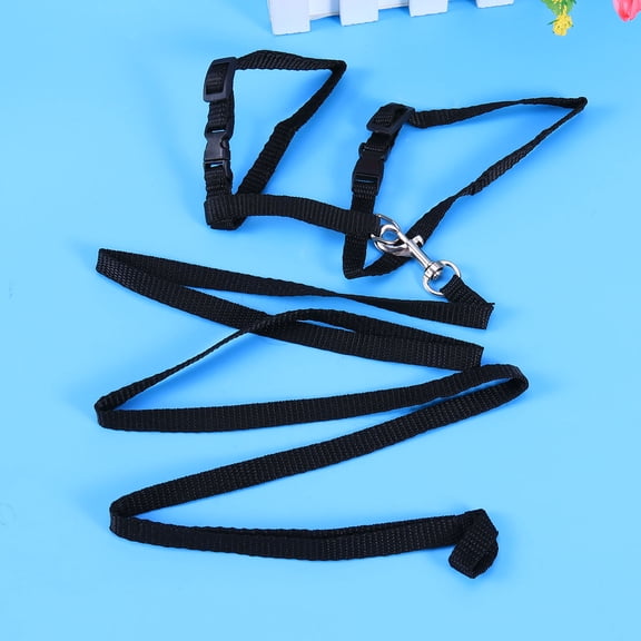 LULULION Pet Traction Rope Cat Collar Leash Adjustable Chest Stomach Safe Fun