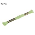 thumbnail image 3 of Unique Bargains Light Green Embroidery Floss, 8m, 12 Skeins, 3 of 6