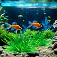 thumbnail image 4 of Aquarium Plants on Sale Barhoo Fish Tank Decorations Aquarium Decoration Plastic Aquarium Plants Natural Fish Tank Decorations for Fresh Aquarium Artificial Seaweed Clearance, 4 of 9
