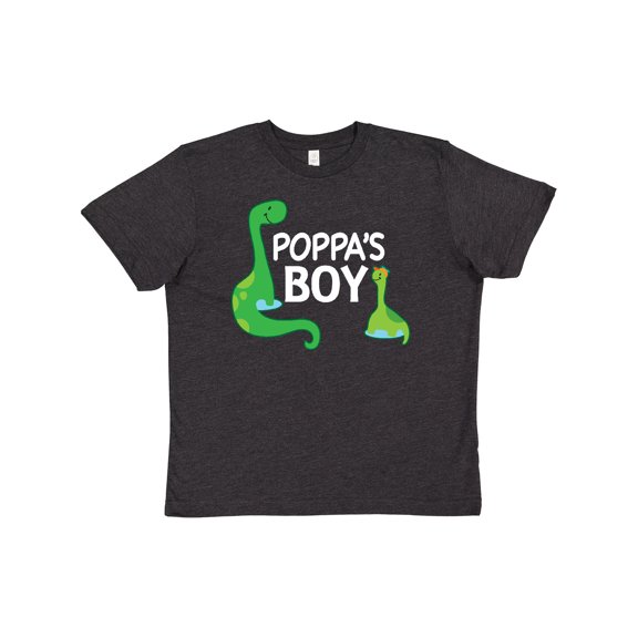 Inktastic Poppa's Boy Grandson Gift Youth T-Shirt