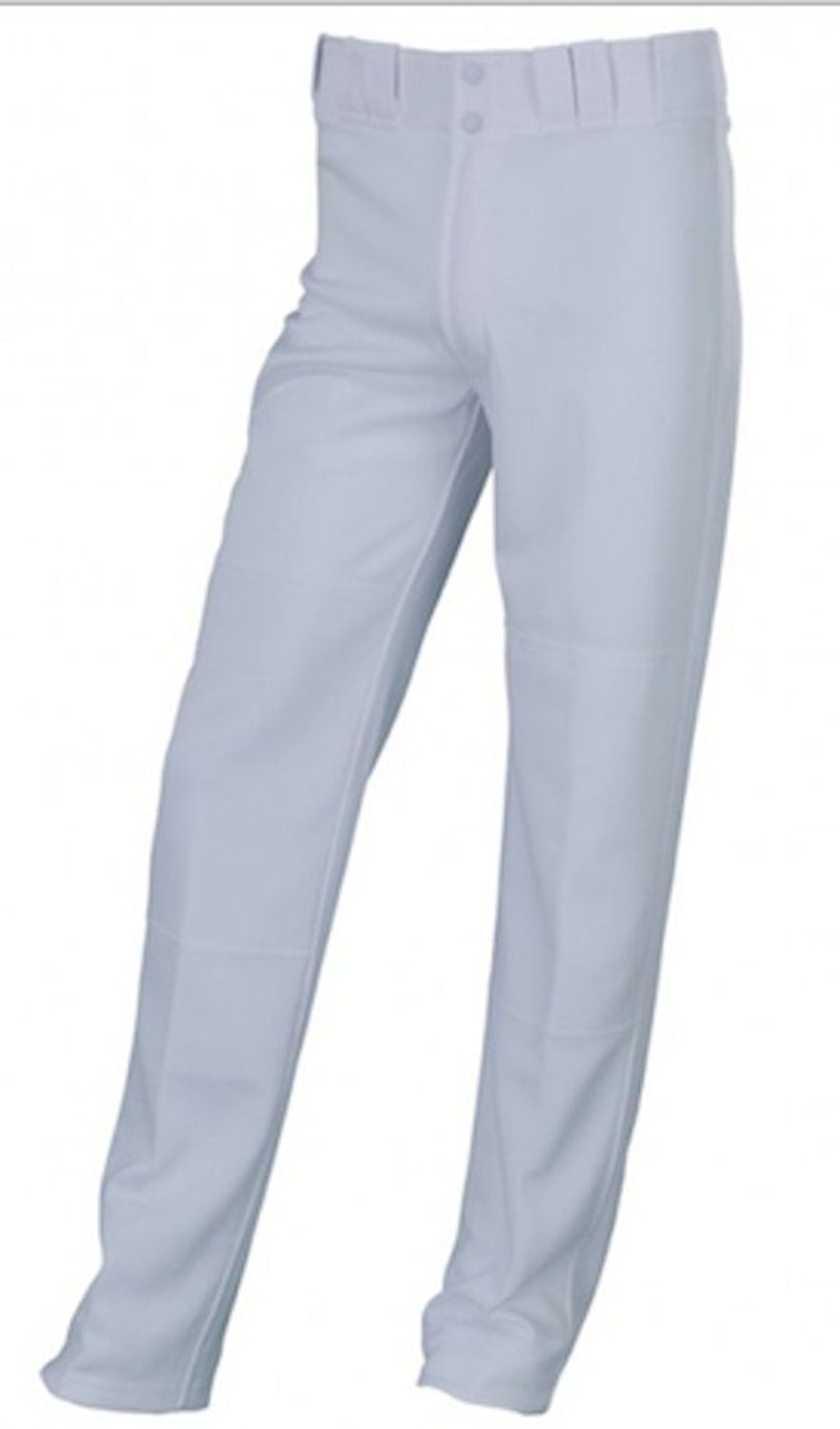 Adult Large White/Black Easton Quantum Plus Piped Pants w Adjustable Inseam 