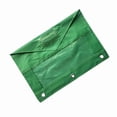 thumbnail image 2 of 3-hole Pencil Pouch, Large Pencil Case PouchTransparent PVC Document Storage, Pen Bag, Clear Window Pencil Case, Detachable Folder, Green, 2 of 6