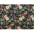 thumbnail image 2 of Zelouf Velvet Knit Digital Sample  , Sewing, DIY, Crafts Fabric by the Yard, 937 Black/red, 1 Yard, 2 of 2