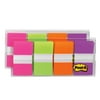 Post-it® Flags, Assorted Bright Colors, .94 in. Wide, 80/On-the-Go Dispenser, 2 Dispensers/Pack