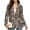 Brown Camo Hunting, variant on Psesaysky Butterfly Daisy Print Blazers for Women Work Casual Office Business Suits, Open Front Long Sleeve Jackets with 2 Pockets, Plus Size One Button Slim Fit Blazer Coat, Stretch Trendy Outerwear