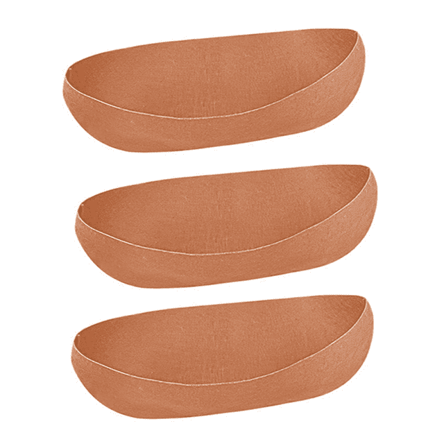3Pcs Hanging Basket Lining Trough Planter Liner Accessory Foldable Window Box Liners Felting for Porch Eaves 36inch
