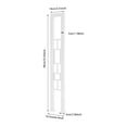 thumbnail image 3 of ToppiJoy 2Pcs U-Shaped Stair Handrail, Wrought Iron Hand Rails for Outdoor & Indoor Steps, Non-Slip Safety Support Poles for Porch Deck Loft(White, Rectangle+Square), 3 of 11