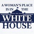 thumbnail image 2 of CafePress - A Woman's Place Is In The White House Body Suit - Baby Light Bodysuit, Size Newborn - 24 Months, 2 of 4