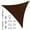 Brown, variant on ColourTree Blue Triangle Sun Shade Sail Canopy with Hardware Kit - UV Block, Water Permeable, Heavy-Duty Outdoor Awning for Patio, Garden, Yard