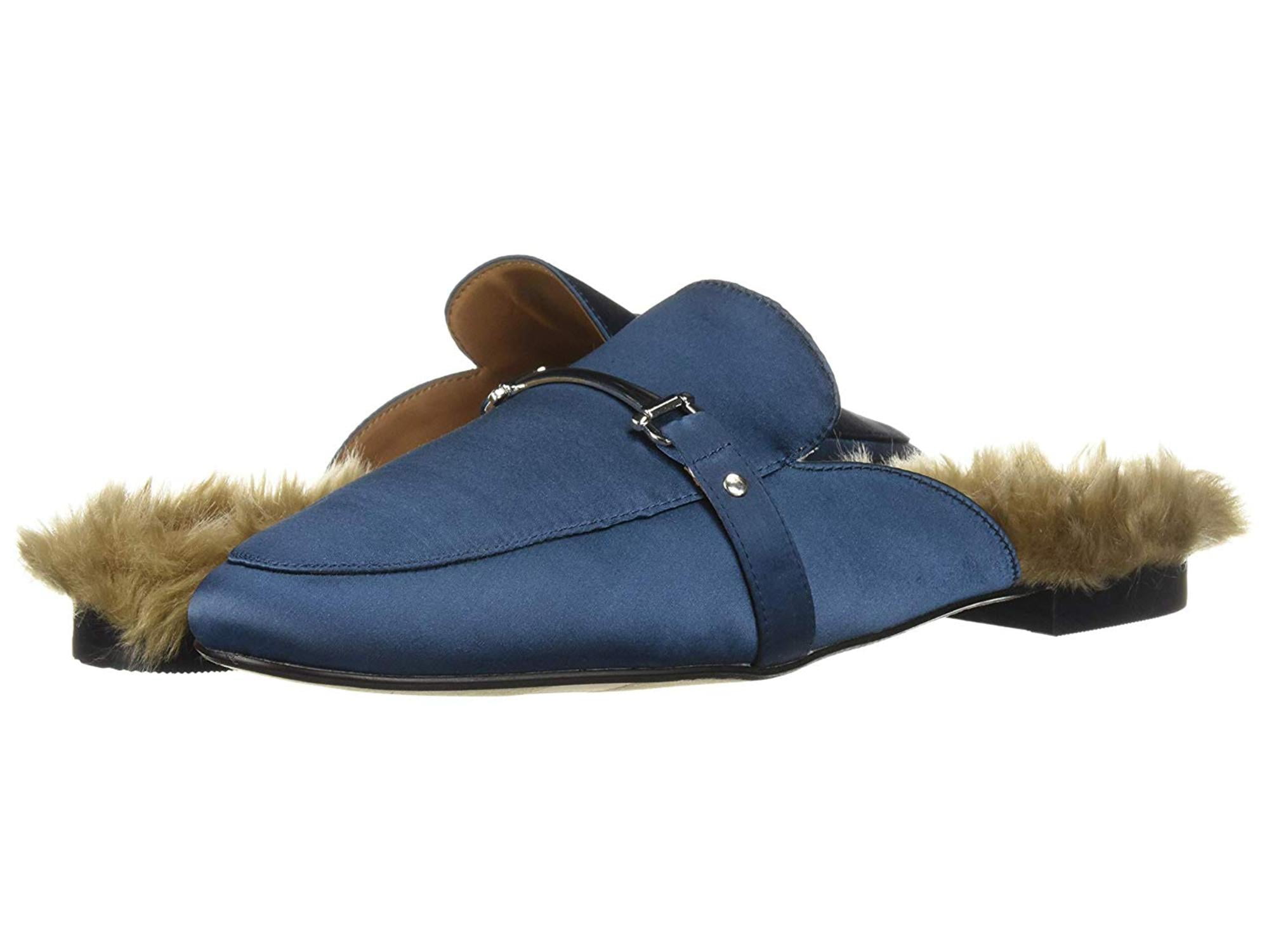 franco sarto fur mules