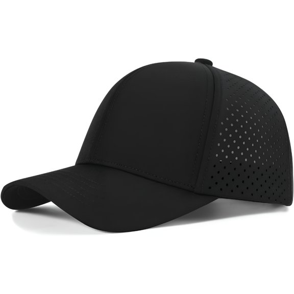 TELOLY Quick Dry Baseball Cap Laser Cut Mesh Ball Curved Brim Snapback Hat