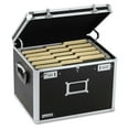 thumbnail image 4 of Portable File Box - 17.5 x 14 x 12.5 Inch Legal/Letter Size Storage Box with Dual-Combination Locking for Document Filing and Organization,Black, 4 of 6