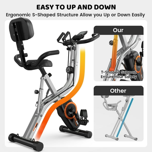 Exercise bike that folds up easily hotsell