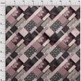 thumbnail image 4 of oneOone Cotton Poplin Wine Fabric Asian Floral With Dot Mix Quilting Supplies Print Sewing Fabric By The Yard 42 Inch Wide, 4 of 4
