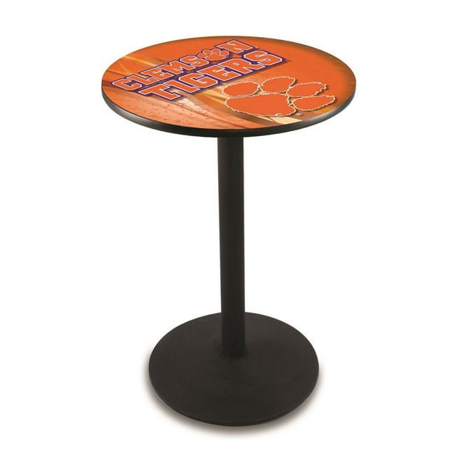 Holland Bar Stool L214B3628Clmson-D2 Table de Pub 36 Po Clemson Tigers avec Plateau de 28 Po