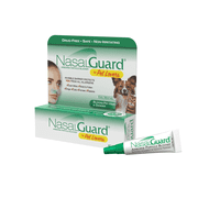 NasalGuard for Pet Lovers  Pet Hair & Dander Blocker Nasal Gel  Drug-Free, Safe for The Whole Family, Non-Irritating, Made in USA (Cool Menthol, 3 Gram Tube)