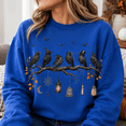 thumbnail image 2 of Halloween Raven Shirt, Gothic Crow Sweatshirt, Spooky Birds on Branch Hoodie and T-Shirt, Vintage Witchy Fall Gift for Halloween Lovers, 2 of 9