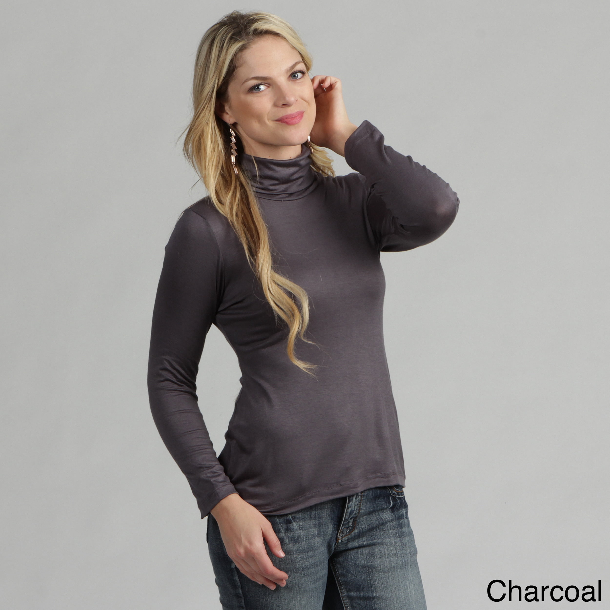 24/7 Comfort Apparel Women's Turtleneck Sweater