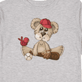 thumbnail image 4 of Inktastic Baseball Teddy Bear Boys Long Sleeve Toddler T-Shirt, 4 of 5