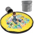 thumbnail image 1 of Bolsa de almacenamiento de juguetes para niños, bolsa de juguetes para tapete de juego, bolsa de almacenamiento de juguetes para tapete, bolsa de almacenamiento de juguetes para la playa, bolsa de alm, 1 of 5