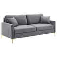 thumbnail image 2 of Juliana Performance Velvet Sofa, 2 of 3