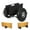 Black, variant on Panel Dolly 600LB Capacity, Adjustable Drywall Mover with 10" Inflatable Tires